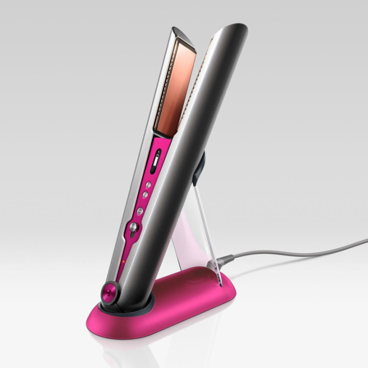 Dyson Piastra Corrale Capelli Senza Filo Nero-nichel/fucsia