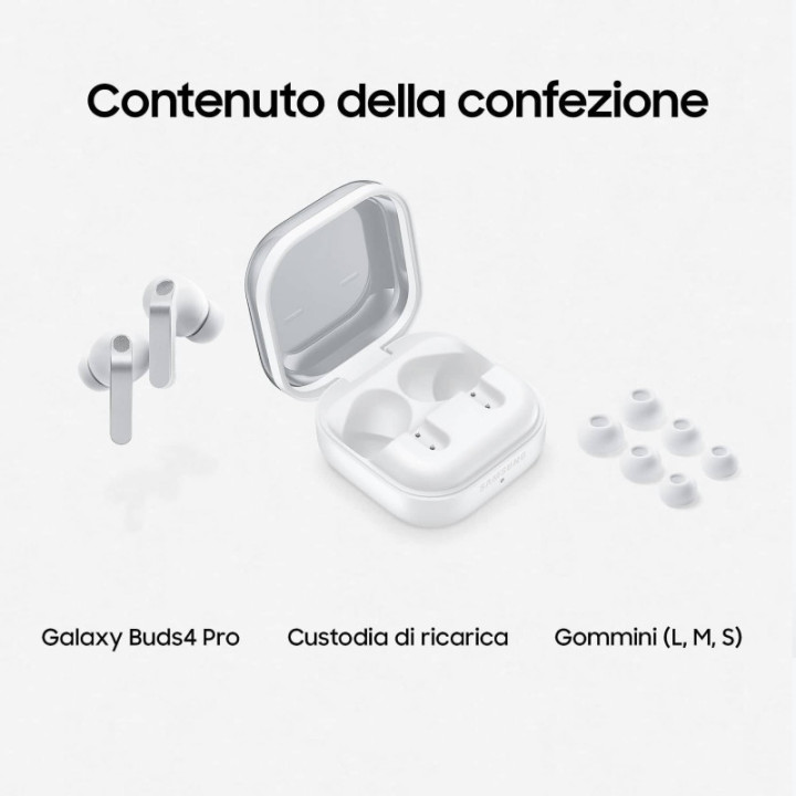 Samsung Galaxy Buds4 Pro Bianco Europa R640