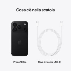 Apple iPhone 18 Pro 512GB Nero Europa