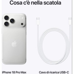 Apple iPhone 18 Pro Max 256GB Argento Europa