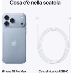 Apple iPhone 18 Pro Max 1TB Ghiacciaio Europa